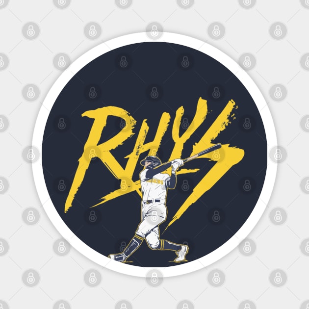 Rhys Hoskins Milwaukee Rhys Lightning Magnet by lavonneroberson